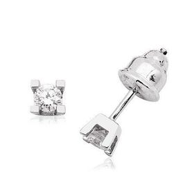 Gülaylar 10219-6076 0.29 Karat Pırlanta Tektaş Küpe