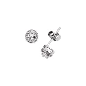 Gülaylar 10219-6076 0.29 Karat Pırlanta Tektaş Küpe