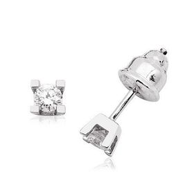 Gülaylar 10219-6076 0.29 Karat Pırlanta Tektaş Küpe
