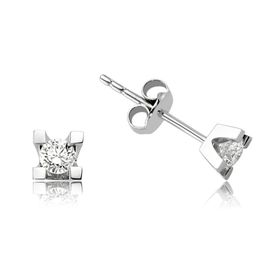 Gülaylar 10219-6076 0.36 Karat Pırlanta Tektaş Küpe