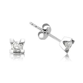 Gülaylar 10219-6076 0.36 Karat Pırlanta Tektaş Küpe
