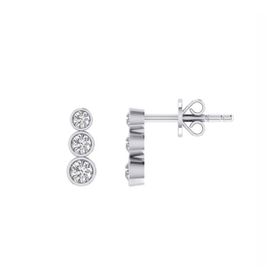Gülaylar 10219-6165 0.30 Karat Pırlanta Tria Küpe
