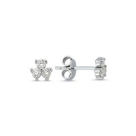 Gülaylar 10219-6165 0.30 Karat Pırlanta Tria Küpe