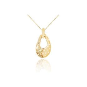 Gülaylar Diamond Line Sarı Altın 14 Ayar Trend Kolye