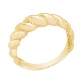 Gülaylar Diamond Line Sarı Altın 14 Ayar Trend Taşsız Yüzük
