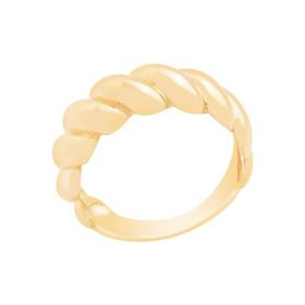 Gülaylar Diamond Line Sarı Altın 14 Ayar Trend Taşsız Yüzük