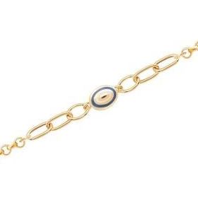 Gülaylar Diamond Line Sarı Altın 14 Ayar Trend Zincir Bileklik