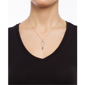 Gülaylar SN00800057 10216-4088 Pırlanta Ametist Kolye