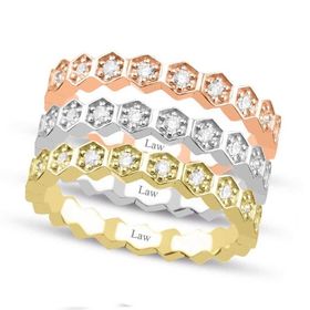 Gülaylar SN01253764/10232-15551 0,48 Karat Tria Pırlanta Yüzük