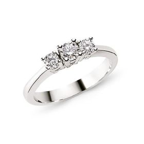 Gülaylar SN01253764/10232-15551 0,48 Karat Tria Pırlanta Yüzük