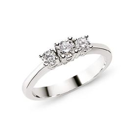 Gülaylar SN01253764/10232-15551 0,48 Karat Tria Pırlanta Yüzük
