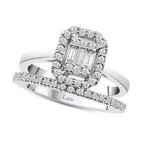Gülaylar SN01347944/10232-15805 0,47 Karat Baget Pırlanta Yüzük