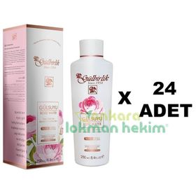 Gülbirlik 24x250 ml Gülsuyu