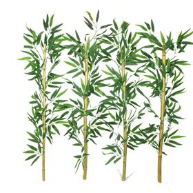 Güleç Yapay Çiçek 130 cm 4 lü Takım Yoğun Yapay Bambu Çubuğu