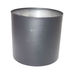 Güleç Yapay Çiçek 30*30*30 Siyah Metal Saksı