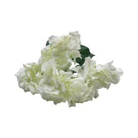 Güleç Yapay Çiçek 45 cm Beyaz Yapay Ortanca Çiçeği