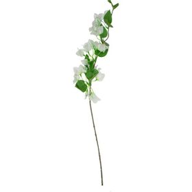 Güleç Yapay Çiçek 80 cm Beyaz Yapay Begonvil Dalı