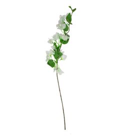 Güleç Yapay Çiçek 80 cm Beyaz Yapay Begonvil Dalı