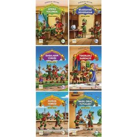 GÜLER YÜZLE TATLI SÖZ HACIVAT'LA KARAGÖZ (6 KITAPLIK SET) - BESTAMI YAZGAN