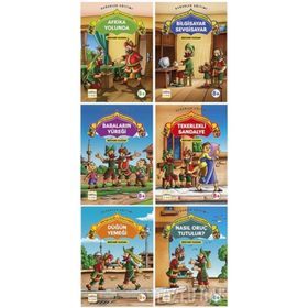 GÜLER YÜZLE TATLI SÖZ HACIVAT'LA KARAGÖZ (6 KITAPLIK SET) - BESTAMI YAZGAN