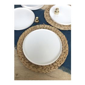 Gulhanile Stackable Mat Beyaz 6 Parça 6 Kişilik Servis Kahvaltı Takımı