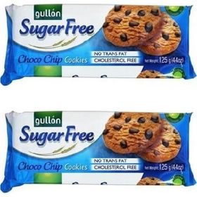 Gullon Şekersiz Damla Çikolatalı 125 gr Bisküvi