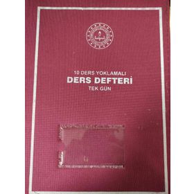 Gülpaş 10 Derslik Yoklamalı Ciltli Ders Defteri
