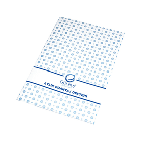 Gülpaş 126 Aylık Puantaj Büyük Defter