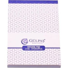 Gülpaş 1/50 Otokopili 685 Sipariş Fişi