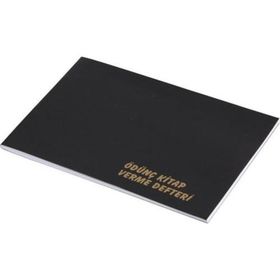 Gülpaş 40 Yaprak Plastik kapak 17x24 cm Ödünç Kitap Verme Defteri