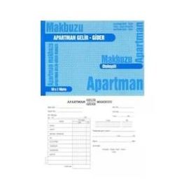 Gülpaş Apartman 2/50 9.5x18 674 Gelir Gider Makbuzu