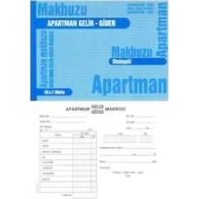 Gülpaş Apartman 2/50 9.5x18 674 Gelir Gider Makbuzu