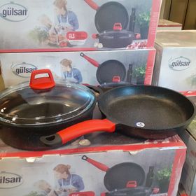 Gülsan GLS 3 Parça 26 cm Granit Döküm Tencere Tava Seti