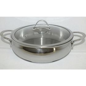 Gülsan İnox 24 cm Basık Tencere