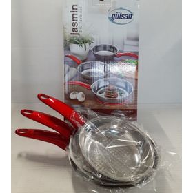 Gülsan Jasmin Çelik Tava Seti