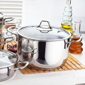 Gülsan MNR0010 Gülsan Su 8 Parça Çelik Tencere Seti