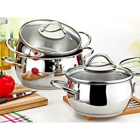 Gülsan Şirin 6 Parça Çelik Tencere Seti