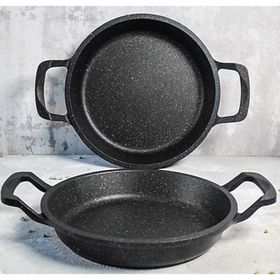 Gülsan Siyah 2'li 20-22 cm Alüminyum Döküm Tava Seti