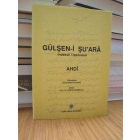 Gülşen-i Şu’ara İndeksli Tıpkıbasım - Ahdi