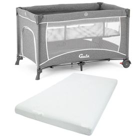 Gulz Raftel 70x120 cm Light Grey Yataklı Oyun Parkı Bebek Beşik