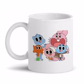 Gumball Karakterler Baskılı Kupa
