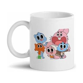 Gumball Karakterler Baskılı Kupa
