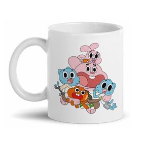 Gumball Karakterler Baskılı Kupa