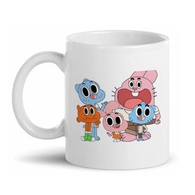 Gumball Karakterler Baskılı Kupa
