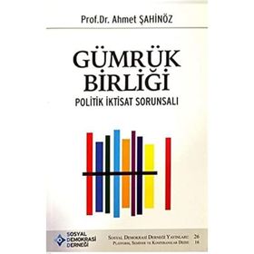 Gümrük Birliği ve Politik İktisadi Sorunsalı - Ahmet Şahinöz