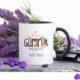 Gümrük Müşaviri Lacivert Kupa Bardak