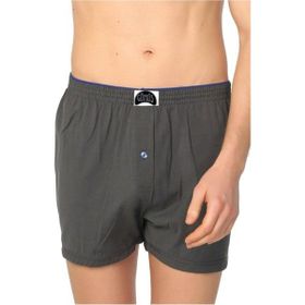 Gümüş 4020 Havlu Bel Pamuklu 6 Adet Füme Erkek Boxer