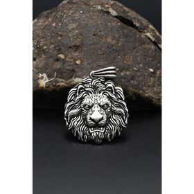 Gümüş 925 Ayar Aslan Kolye Ucu