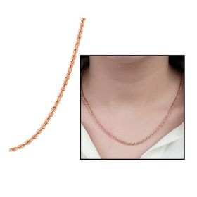 Gümüş 925 Ayar Halat Zincir Kolye