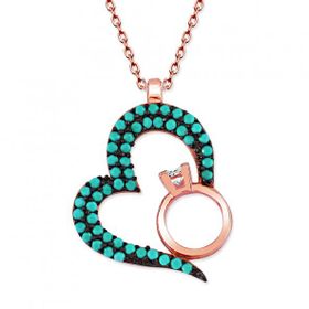 Gümüş 925 Ayar Kalp Kolye